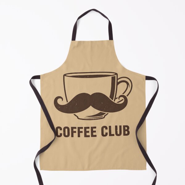 Item preview, Coffee Club Mustache - Funny Vintage Design designed and sold by WowDezign.
