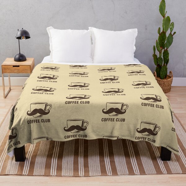 Item preview, Coffee Club Mustache - Funny Vintage Design designed and sold by WowDezign.