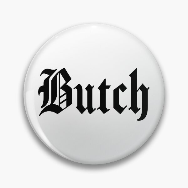 Item preview, Butch Lesbian Gothic Typography Design designed and sold by HIGHDIE STUDIOS.