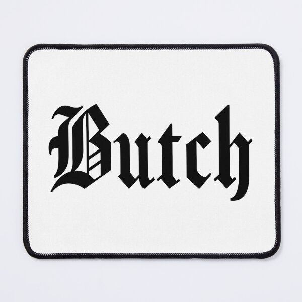 Item preview, Butch Lesbian Gothic Typography Design designed and sold by HIGHDIE STUDIOS.
