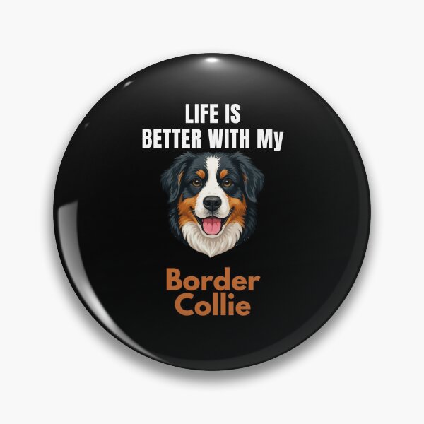 Item preview, Life Is Better With My Border Collie – Cute Dog Mom & Dog Dad Gift designed and sold by YAKOUT-STUDIO.