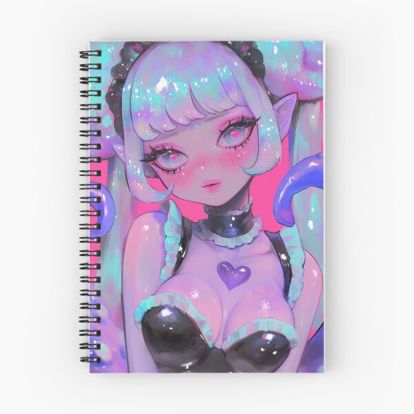 Item preview, Pastel Goth Tentacle Girl Hearts designed and sold by bubblegoth.