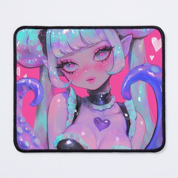 Item preview, Pastel Goth Tentacle Girl Hearts designed and sold by bubblegoth.