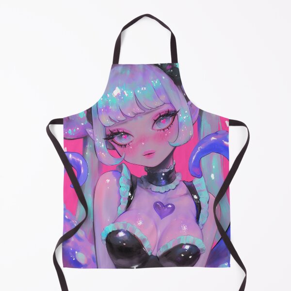 Item preview, Pastel Goth Tentacle Girl Hearts designed and sold by bubblegoth.