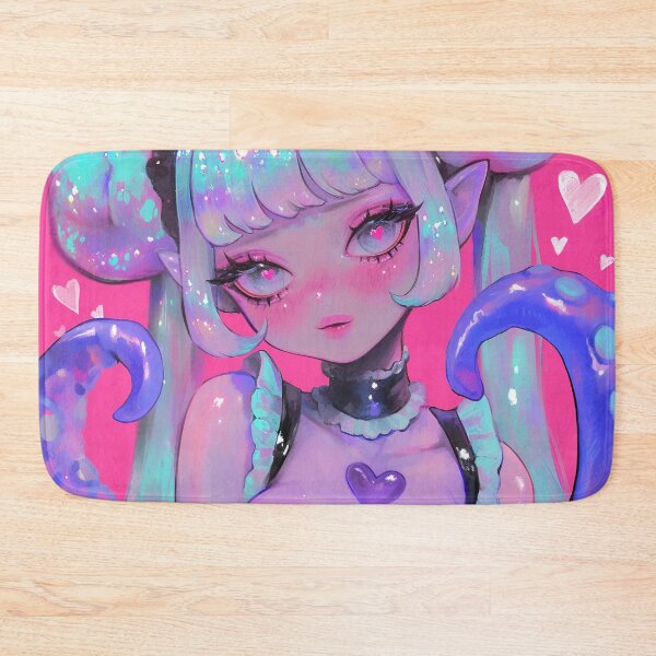 Item preview, Pastel Goth Tentacle Girl Hearts designed and sold by bubblegoth.