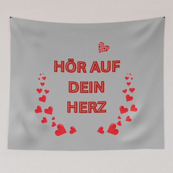 Item preview, Listen to your heart – Minimalist statement design designed and sold by Katja LebenFreude.