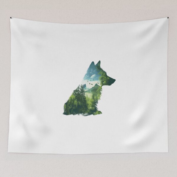 Item preview, Mystical Fox Forest Double Exposure designed and sold by Christian Weiss.
