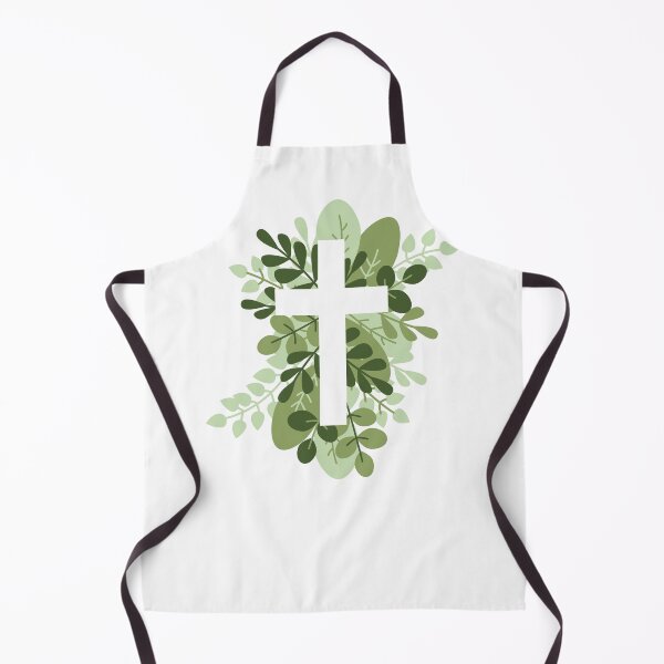Item preview, Cross and Green Leaves designed and sold by CHERRY--SHOP.