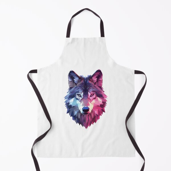 Item preview, Neon Geometric Wolf Head Art designed and sold by Christian Weiss.
