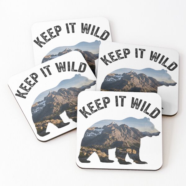 Item preview, Keep It Wild Grizzly Bear Mountain Double Exposure designed and sold by LSphere Art.