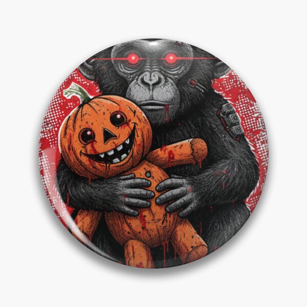 Item preview, Dark Primal Fury Print for Punch Monkey Fans | Primate Toy Art Design designed and sold by Rainstorm Trends (RST).