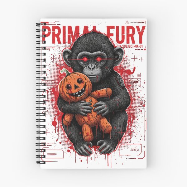 Item preview, Dark Primal Fury Print for Punch Monkey Fans | Primate Toy Art Design designed and sold by Rainstorm Trends (RST).