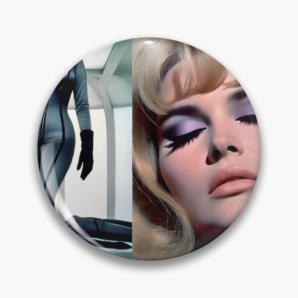 Item preview, Sleepy Retro Sci Fi Beauty 1 designed and sold by LadiesInLaLaLnd.