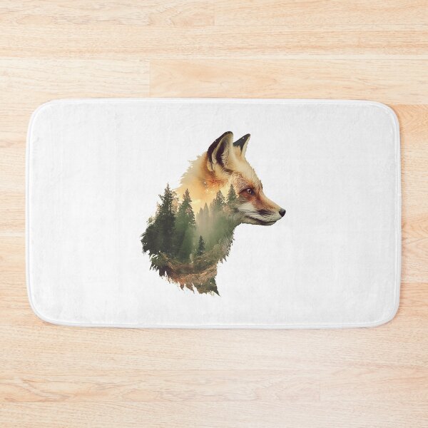 Item preview, Forest Double Exposure Fox Portrait designed and sold by Christian Weiss.
