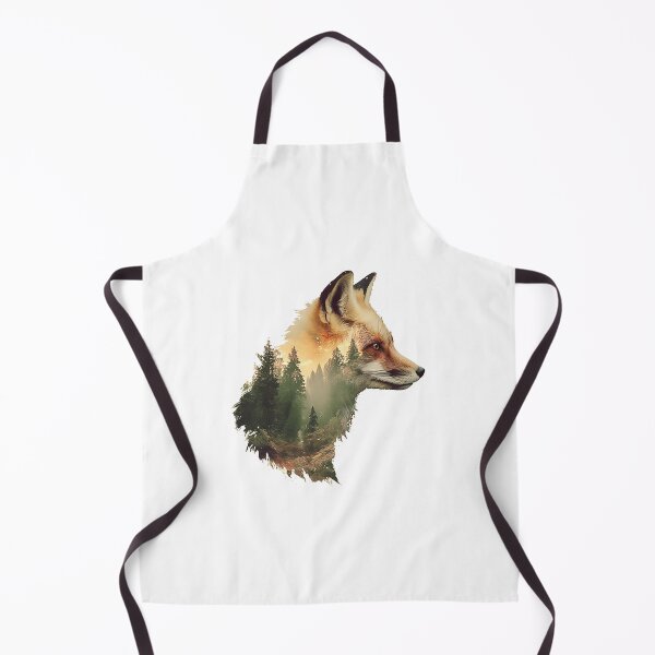 Item preview, Forest Double Exposure Fox Portrait designed and sold by Christian Weiss.