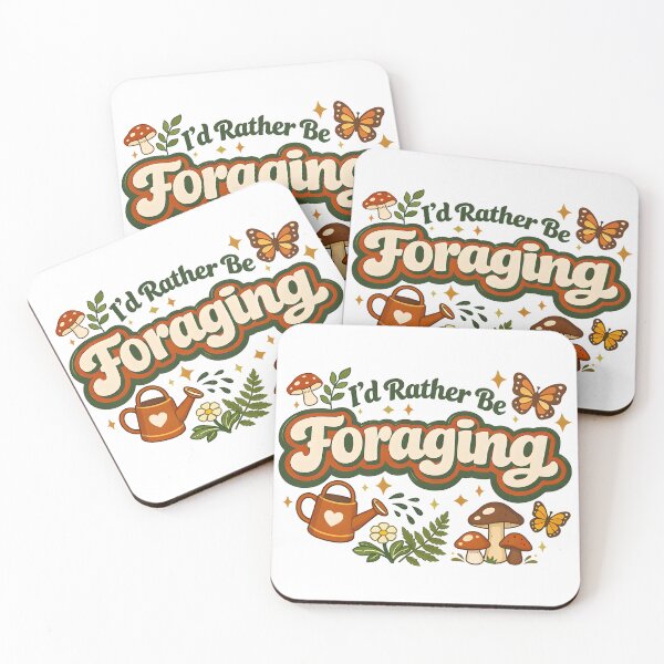 Item preview, I’d Rather Be Foraging Cute Cottagecore Mushroom & Nature Design designed and sold by Luvahawb.