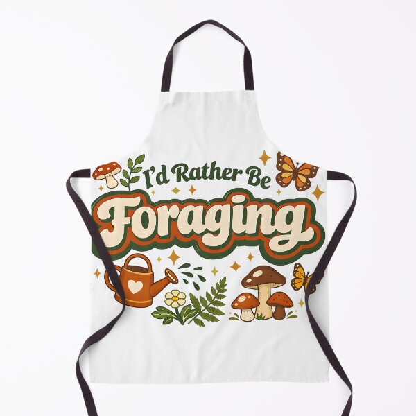 Item preview, I’d Rather Be Foraging Cute Cottagecore Mushroom & Nature Design designed and sold by Luvahawb.