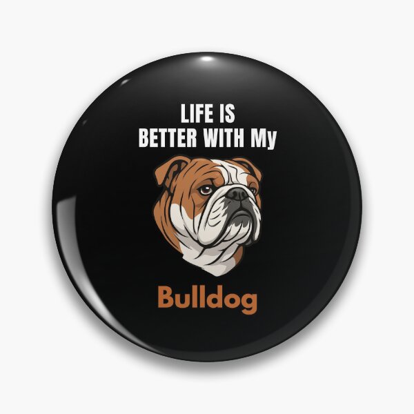 Item preview, Life Is Better With My Bulldog – Cute Dog Mom & Dog Dad Gift designed and sold by YAKOUT-STUDIO.