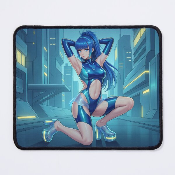 Item preview, Neon Cyberpunk Fashion Anime Girl designed and sold by stereonut.