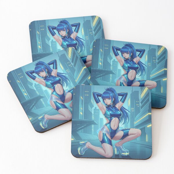 Item preview, Neon Cyberpunk Fashion Anime Girl designed and sold by stereonut.