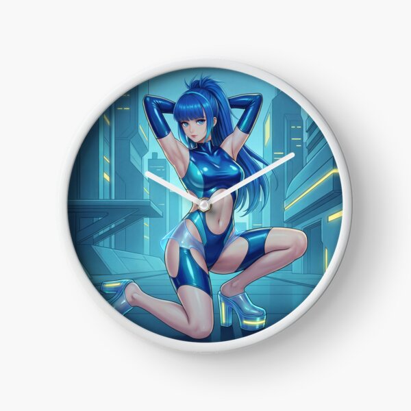 Item preview, Neon Cyberpunk Fashion Anime Girl designed and sold by stereonut.