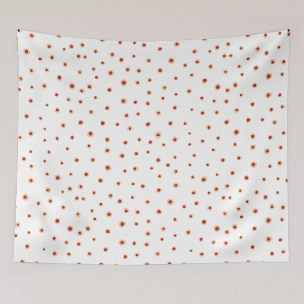 Item preview, Minimalist Hand-Painted Dot Pattern designed and sold by phatlizzardart.