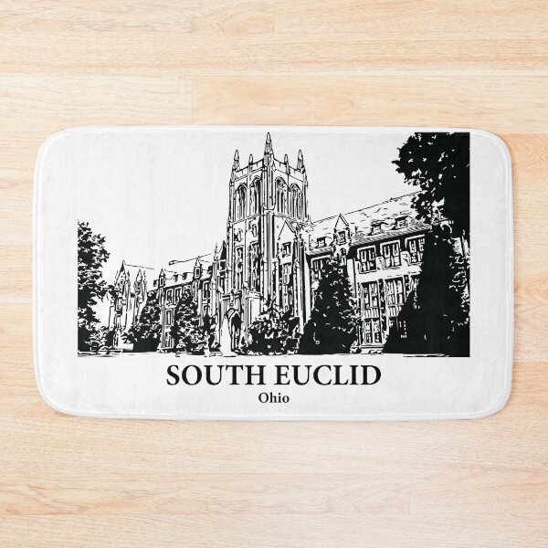 Item preview, South Euclid OH - Ink Cityscape Illustration designed and sold by Lakeric Cityscapes.
