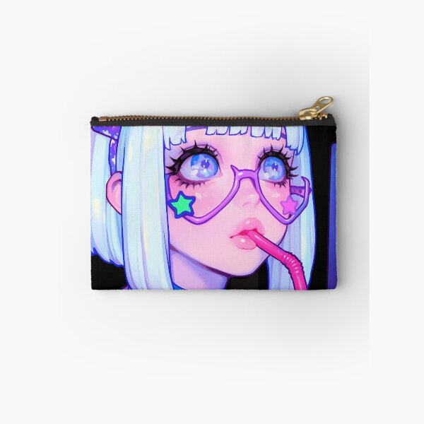 Artikelvorschau, Webcore Anime-Mädchen mit Sternenbrille entworfen und verkauft von bubblegoth.
