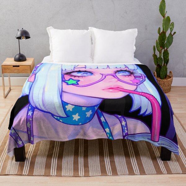 Artikelvorschau, Webcore Anime-Mädchen mit Sternenbrille entworfen und verkauft von bubblegoth.