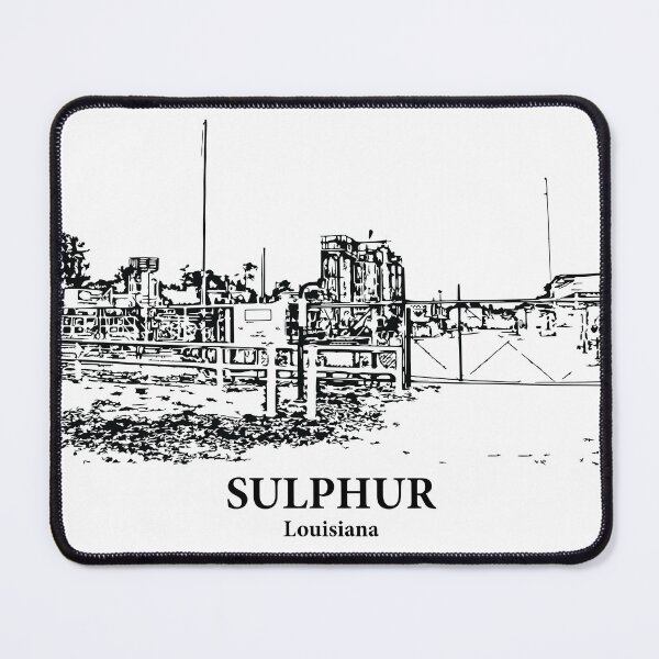 Item preview, Sulphur LA - Ink Cityscape Illustration designed and sold by Lakeric.