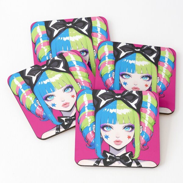 Item preview, Harajuku Decora Star Makeup Girl designed and sold by bubblegoth.