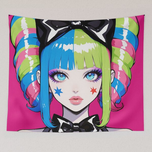 Item preview, Harajuku Decora Star Makeup Girl designed and sold by bubblegoth.