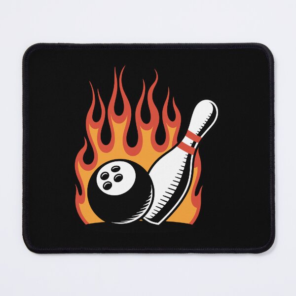 Item preview, Bowling Ball and Pin on Fire designed and sold by jkrphoto.