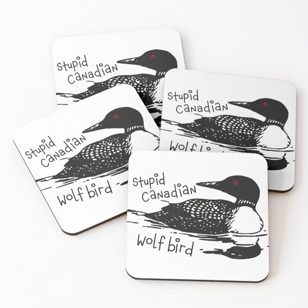 Item preview, Stupid Canadian Wolf Bird designed and sold by wallemeg.