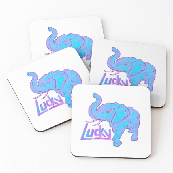 Item preview, Lucky Blue Elephant  designed and sold by DesignChaser.