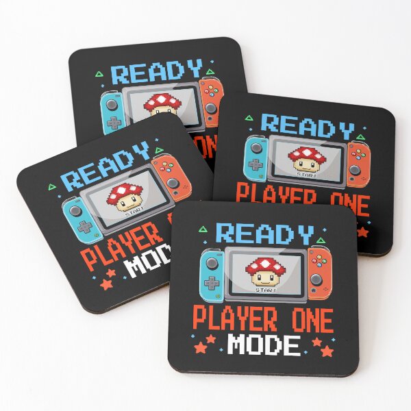 Item preview, Ready Player One Mode – Retro Pixel Gamer Design designed and sold by AmazingEG.