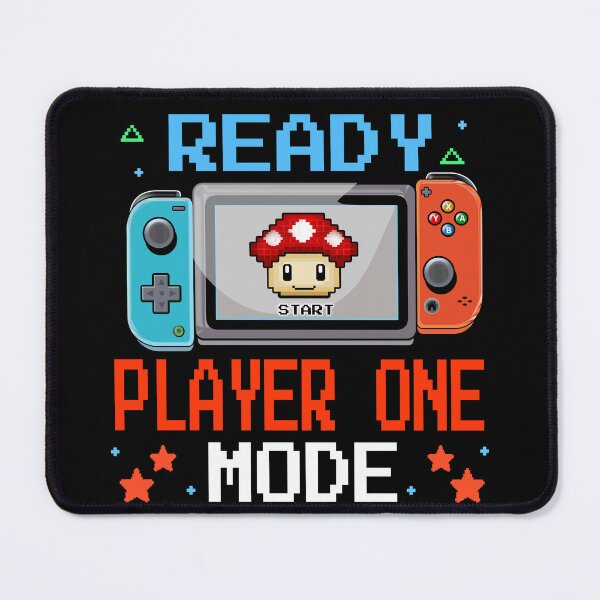 Item preview, Ready Player One Mode – Retro Pixel Gamer Design designed and sold by AmazingEG.