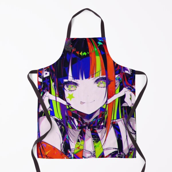 Item preview, Neon Glitchcore Egirl Twintails Smile designed and sold by bubblegoth.