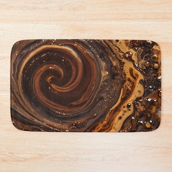 Item preview, Espresso Brown Fluid Motion designed and sold by VibeShift Studio.
