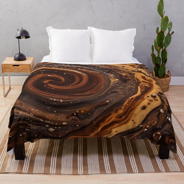 Item preview, Espresso Brown Fluid Motion designed and sold by VibeShift Studio.