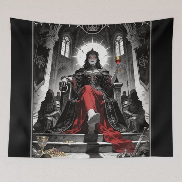 Item preview, Dark Tarot Empress – Medieval Witch Queen Gothic Tarot designed and sold by DarkMedieval.