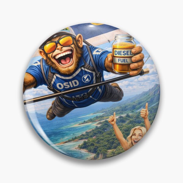 Item preview, OSID Hang Gliding Monkey – Diesel Fuel Adventure designed and sold by 131Mayhem.