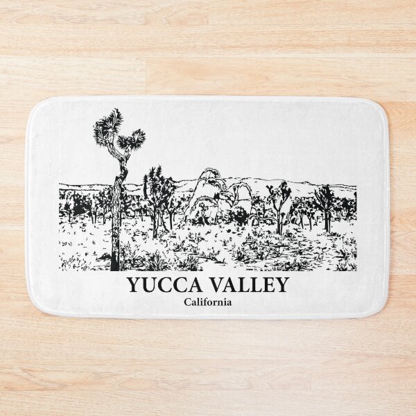 Item preview, Yucca Valley CA - Ink Cityscape Illustration designed and sold by Lakeric Cityscapes.