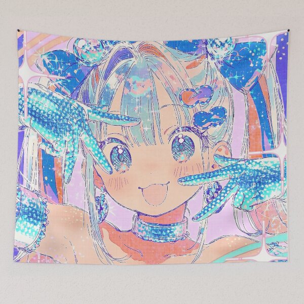 Item preview, Glitterpunk Kawaii Bow Girl designed and sold by bubblegoth.
