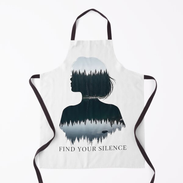 Item preview, Find Your Silence Calm Lake Woman Double Exposure Art designed and sold by LSphere Art.