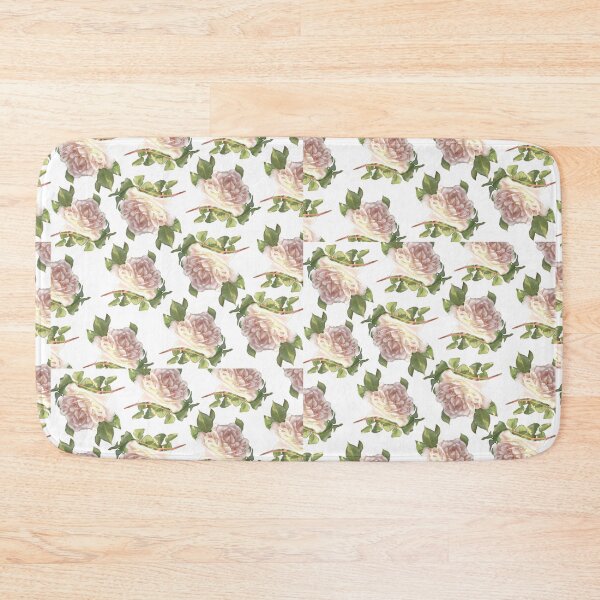 Item preview, Ivory blush pink vintage roses  designed and sold by hollycooper.