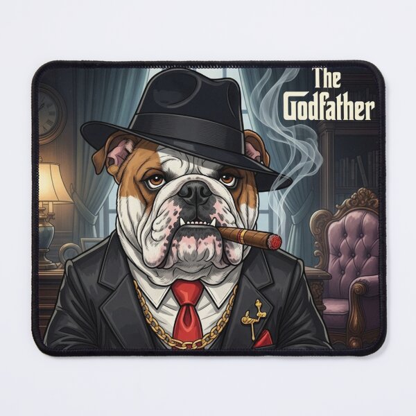 Item preview, Supreme Mafia Bulldog designed and sold by PetJoyPrintsCO.