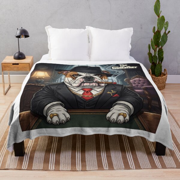 Item preview, Supreme Mafia Bulldog designed and sold by PetJoyPrintsCO.
