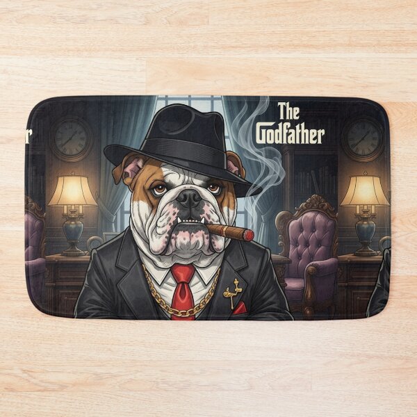 Item preview, Supreme Mafia Bulldog designed and sold by PetJoyPrintsCO.