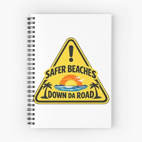 Item preview, Safer Beaches Down Da Road Hawaii Sign designed and sold by peachycrossing.